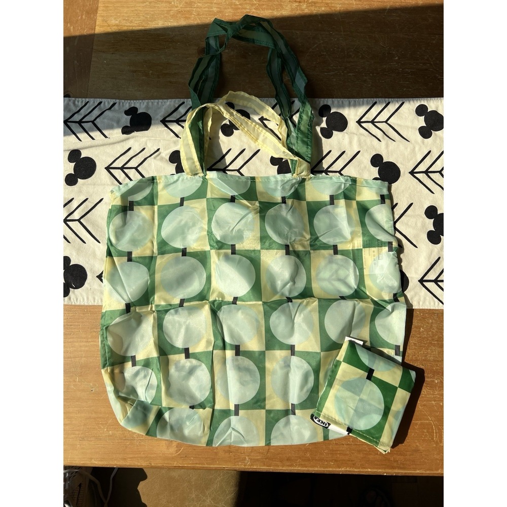 2 Ikea Foldable Bag Reusable Shopping Bag Fold In Pouch Pocket Tote Sack Skynke